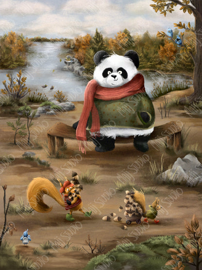 Panda with Friends