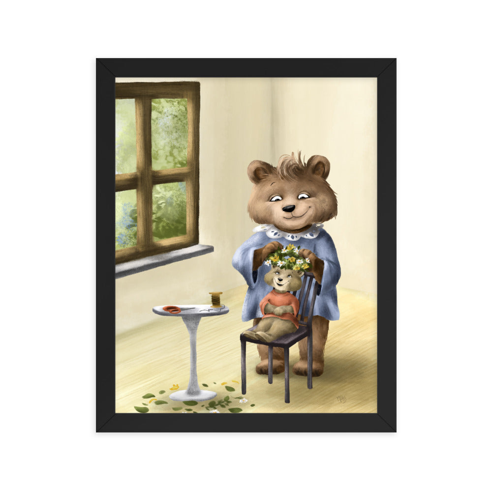 Flower Cub - Framed