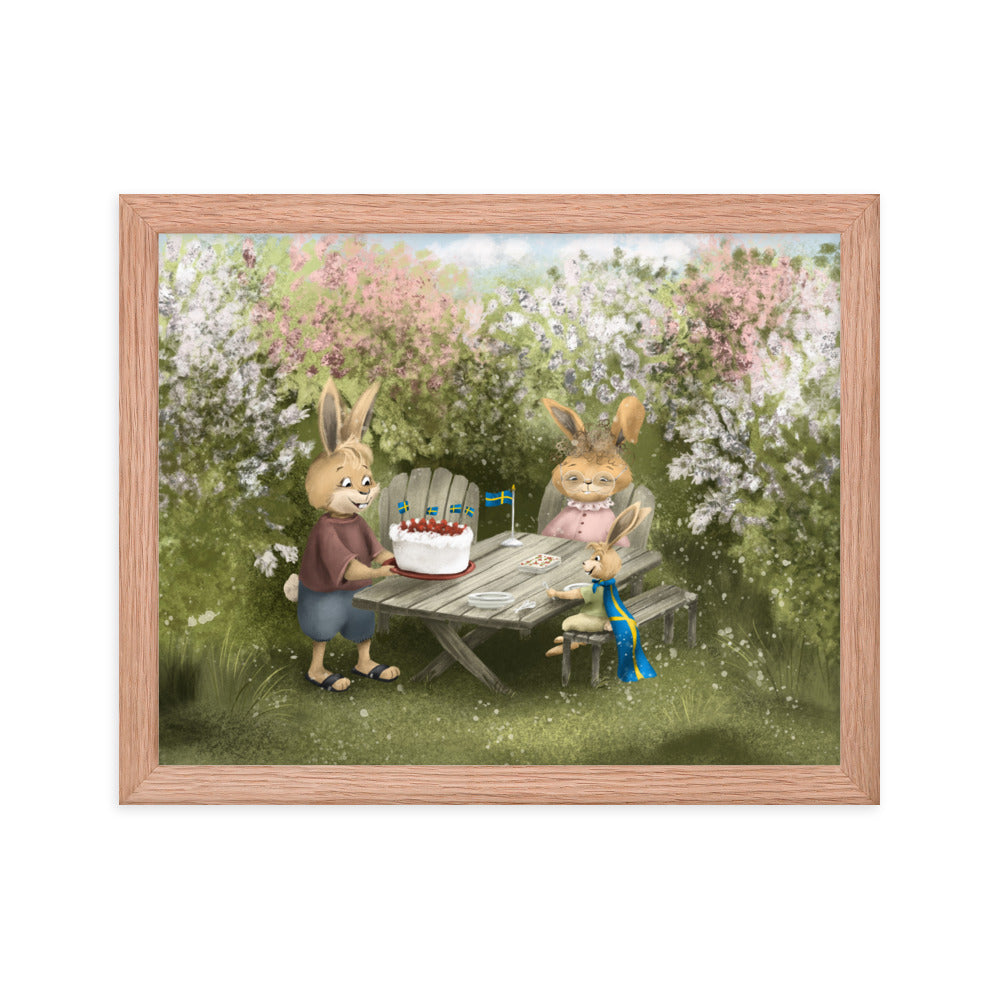 Swedish Summer Fika - Framed