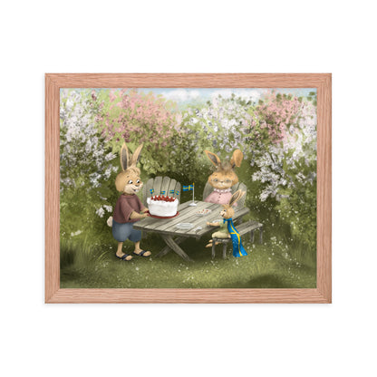 Swedish Summer Fika - Framed