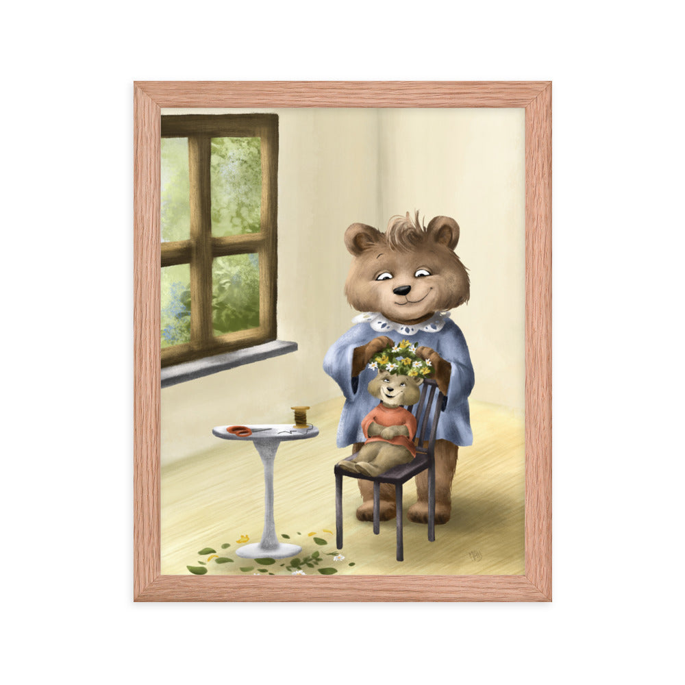 Flower Cub - Framed