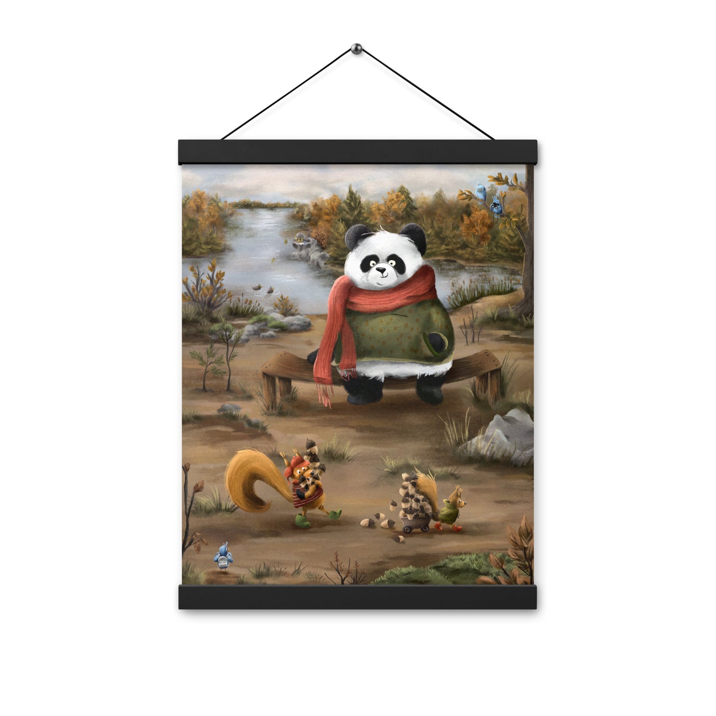 Panda with Friends - Hanging Poster