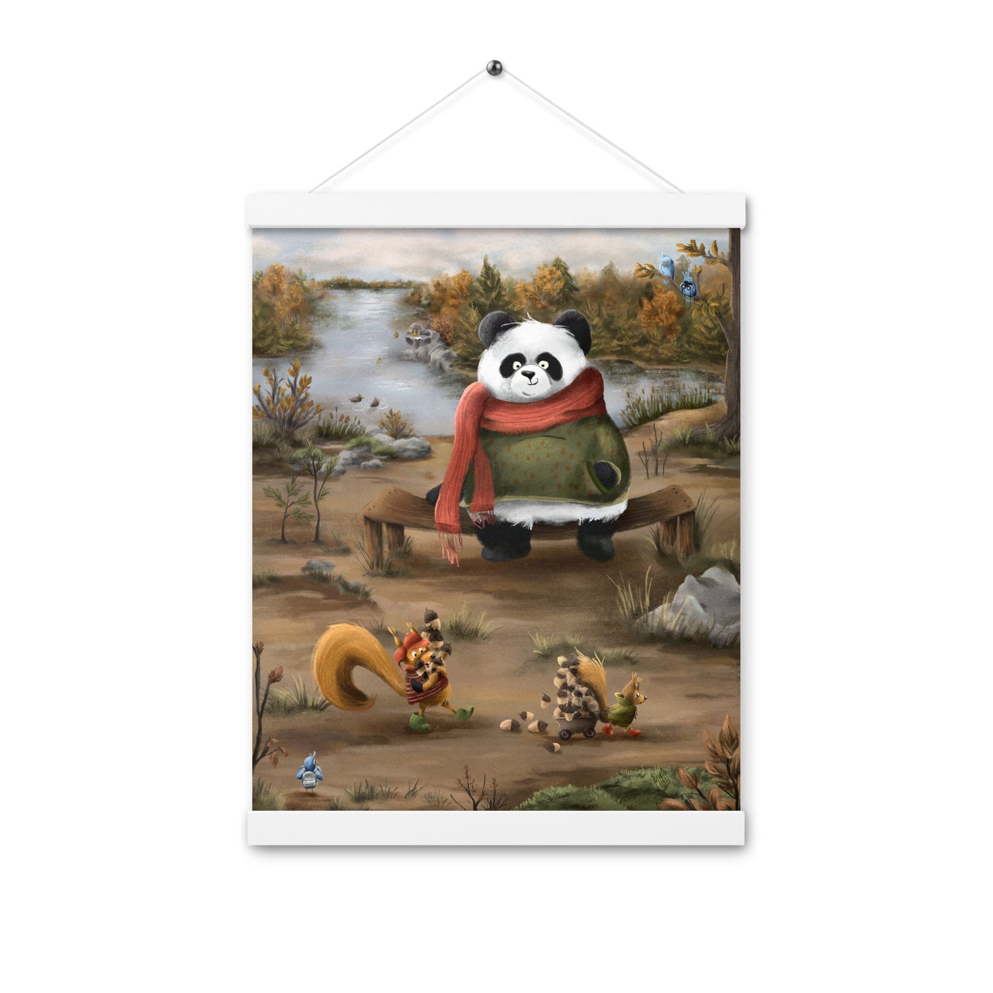 Panda with Friends - Hanging Poster